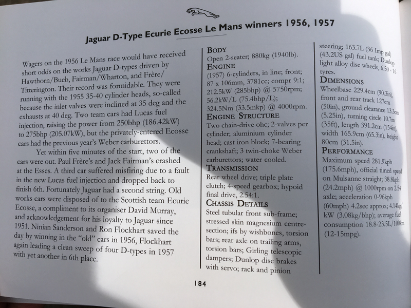 TIL: Ecurie Ecosse D-Types did 0-60 in 4.2 seconds